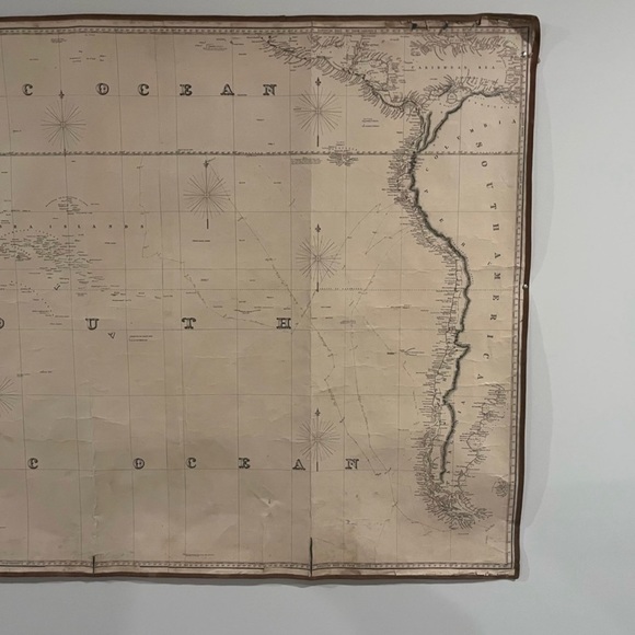 James Imray Nautical Chart Vintage Map 1851